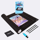 Puzzle Saver Mat Roll Up for 2000 Pieces with Drawstring Closure Storage Bag
