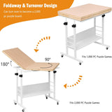 2000 Piece Foldable Jigsaw Puzzle Table with 2 Felt Cover