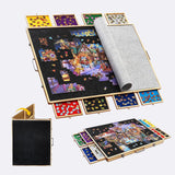 2000 Piece Foldable Puzzle Table with 8 Sorting Tray