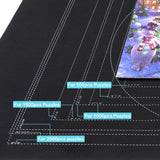 Puzzle Saver Mat Roll Up for 2000 Pieces with Drawstring Closure Storage Bag