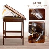 Tilting Jigsaw Board 1500 pieces with Legs, Adjustable Jigsaw Puzzle Table with 4 Wooden Trays, Jigsaw Easel Board with Black Cover