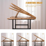 Jigsaw Puzzle Table with Legs 1500 Piece, Adjustable Height Puzzle Table  with 5 Drawers & Protective Cover