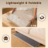 3 Tilting Angle Felt Jigsaw Puzzle Board with Cover 2000 Piece - Light Gray