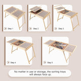 Jigsaw Puzzle Table with Foldable Legs & Cover 1500 Piece