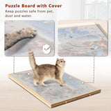 1000 Piece Tilting Wooden Puzzle Board with 4 Drawers & Cover