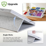 Felt Portable Tilting Puzzle Board Puzzle Table with Drawers and Cover for Up to 1000 Pieces Puzzle - Light Gray