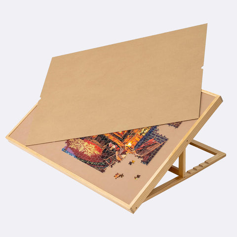 5-Tilting-Angle Portable Puzzle Table for Games Up to 1500 Pieces