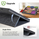 Felt Portable Tilting Puzzle Board Puzzle Table with Drawers and Cover for Up to 1000 Pieces Puzzle - Newly Upgrade