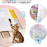 Portable Puzzle Table with 6 Colorful Sliding Drawers (Up to 1500 Pieces)