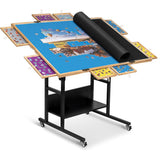 Becko US 2000 Piece Tilting & Rotating Jigsaw Puzzle Table with 8 Drawers & Cover