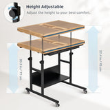 Becko US 2000 Piece Tilting & Rotating Jigsaw Puzzle Table with 8 Drawers & Cover
