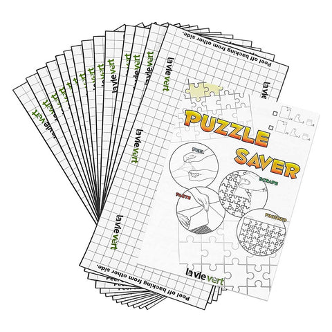 Puzzle Saver Peel & Stick Adhesive Paper to Preserve Your Finished Puzzle - 14 Sheets