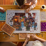 Jigsaw Puzzle Table with 6 Color Drawers for Puzzles Up to 1500 Pieces