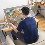 Adjustable Wooden Puzzle Board Up to 1500 Pieces