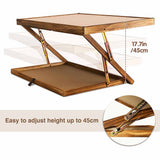 Large Portable Tilting Puzzle Table for Puzzles Up to 1500 Pieces