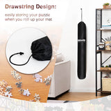 Becko US 2000 Pc Jigsaw Puzzle Pad Mat with Black Pump & Drawstring Storage Bag