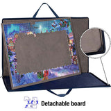 Portable Jigsaw Puzzle Board with Four Sorting Trays for Up to 1000 Pieces