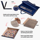 Portable Jigsaw Puzzle Board with Four Sorting Trays for Up to 1000 Pieces