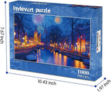 Amsterdam in The Night - jigsawdepot