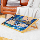 Becko US Adjustable Puzzle Table Puzzle Easel Portable Board for Up to 1000 Piece