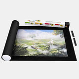 Sinoguo Black Felt Mat for Puzzle Storage (Dark Gray) - jigsawdepot