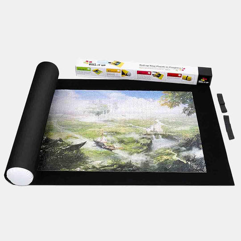 Sinoguo Black Felt Mat for Puzzle Storage (Dark Gray) - jigsawdepot