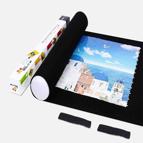 Black Jigsaw Puzzle Roll Mat - jigsawdepot