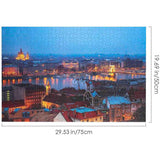 Budapest 1000 Piece Puzzle Jigsaw Puzzle - jigsawdepot