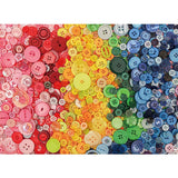 Rainbow Colored Buttons 500 Piece Jigsaw Puzzle - jigsawdepot