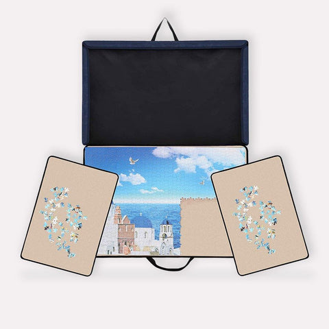Dark Blue Jigsaw Puzzle Board - jigsawdepot