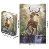 Goat in Forest 1000 Piece Jigsaw Puzzle - jigsawdepot