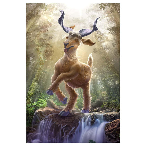 Goat in Forest 1000 Piece Jigsaw Puzzle - jigsawdepot