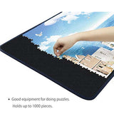 Jigsaw Puzzle Board Portable Puzzle Mat (Blue/Black) - jigsawdepot