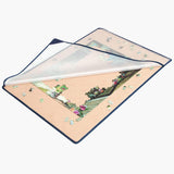 Jigsaw Puzzle Board with Dustproof Cover for Puzzles Up to 1000 Pieces (Khaki) - jigsawdepot