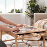 Jigsaw Puzzle Table with 4 Drawers for Puzzles Up to 1000 Pieces