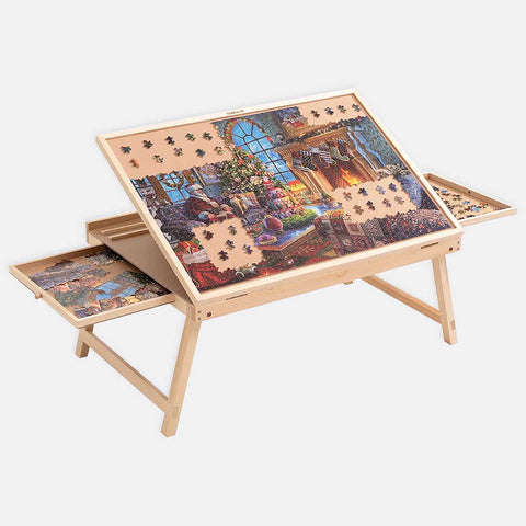Jigsaw Puzzle Table with Folding Legs for Puzzles Up to 1000 Pieces
