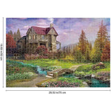 Mountain Cabin 1000 Piece Jigsaw Puzzle - jigsawdepot