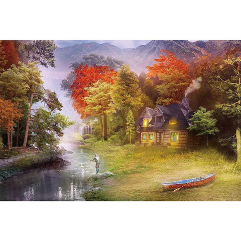 Mountain Fisherman - jigsawdepot