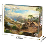 Orakei Korako on The Waikato 1000 Piece Jigsaw Puzzle - jigsawdepot