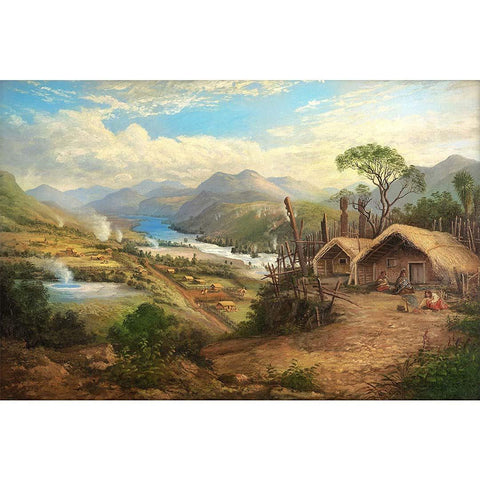Orakei Korako on The Waikato 1000 Piece Jigsaw Puzzle - jigsawdepot
