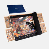 Puzzle Board Puzzle Table with Four Sliding Drawers for up to 1500 Pieces