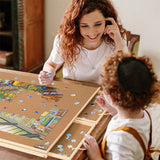 Puzzle Table With Drawers And Cover 1500 Pieces