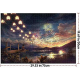 Sky Fireworks Jigsaw Puzzle 1000 Pieces - jigsawdepot