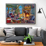 Warm Christmas Wooden Jigsaw Puzzle 1000 Piece Puzzle