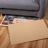 Wooden Adjustable Jigsaw Puzzle Board with Cover for Puzzles Up to 1000 Pieces