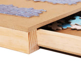 Wooden Puzzle Table with Four Sliding Drawers for up to 1000 Pieces - jigsawdepot
