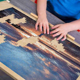 Wooden Easel Adjustable Puzzle Board to 1000 Pieces Non-Slip Surface - jigsawdepot